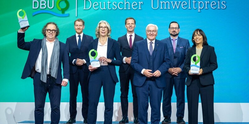 Steinmeier: Wir dürfen den Klimaschutz nicht vernachlässigen / Deutscher Umweltpreis der DBU in Höhe von 500.000 Euro - Foto: presseportal.de