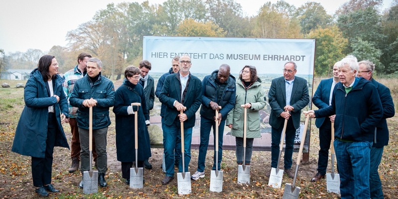 Spatenstich für Kunstmuseum / Museum Ehrhardt ensteht in der Gemeinde Upahl - Foto: presseportal.de