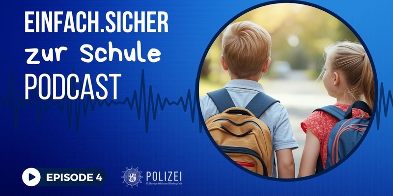 POL-PPRP: Neuer Kinder-Podcast Sicher zur Schule! - Tipps für einen sicheren Schulweg - Foto: presseportal.de
