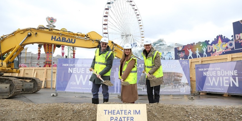 Spatenstich für das  „Theater im Prater: Neues Musicalhaus für Wien nimmt Bauarbeiten auf - Foto: presseportal.de
