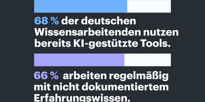 Unzugänglich für KI: Zwei von drei verlassen sich im Job regelmäßig auf internes Erfahrungswissen - Foto: presseportal.de
