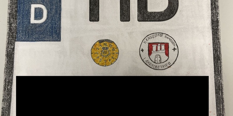 POL-F: 251027 - 1113 Frankfurt-Bockenheim: Kein Erfolg mit gemaltem Kennzeichen - Foto: presseportal.de