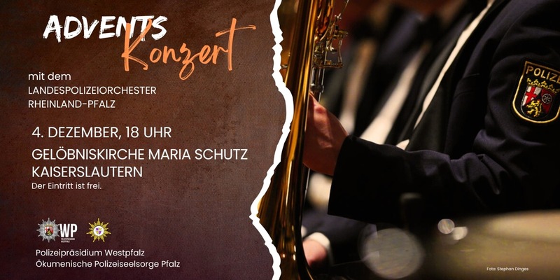 POL-PPWP: Einladung zum Adventskonzert - Foto: presseportal.de