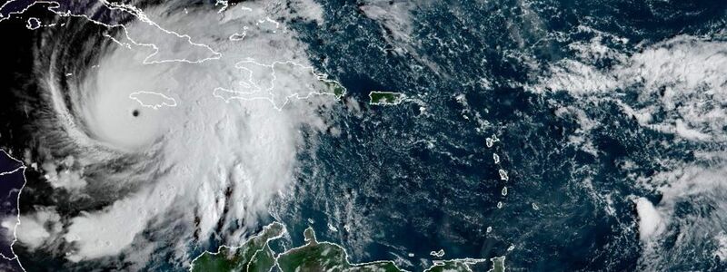 Der große Hurrikan «Melissa» ist auch aus dem Weltall sichtbar. - Foto: Uncredited/NOAA/AP/dpa