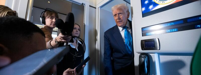 US-Präsident Trump äußert Verständnis für Israels Angriffe in Gaza.   - Foto: Mark Schiefelbein/AP/dpa