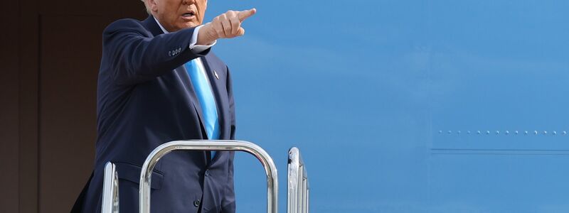 US-Präsident Donald Trump hat Wurzeln in Rheinland-Pfalz. - Foto: Kim Kyung-Hoon/Pool Reuters via AP/dpa