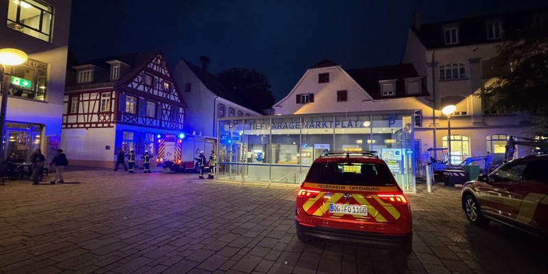 FW-OG: Feueralarm in Tiefgarage am Marktplatz - Foto: presseportal.de