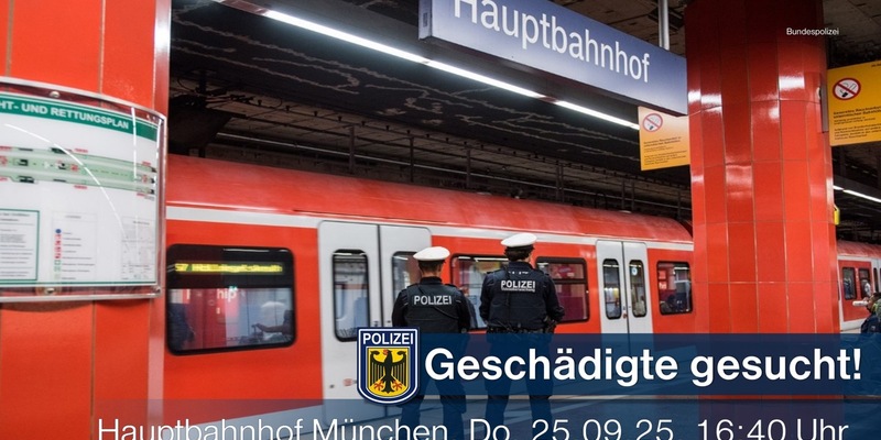 Bundespolizeidirektion München: Heimlich gefilmt / Geschädigte gesucht - Foto: presseportal.de