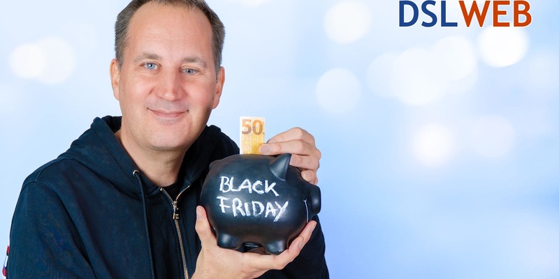 Black Friday 2025: DSLWEB empfiehlt, Internetangebote am Durchschnittspreis zu messen - Foto: presseportal.de