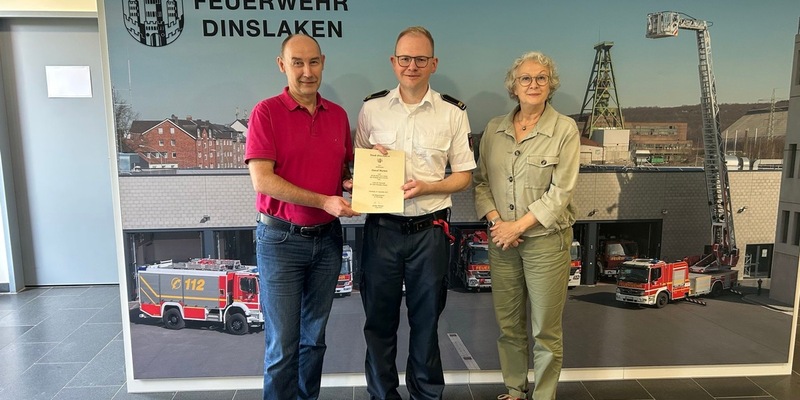 FW Dinslaken: Neuer Leiter der Feuerwehr - Foto: presseportal.de