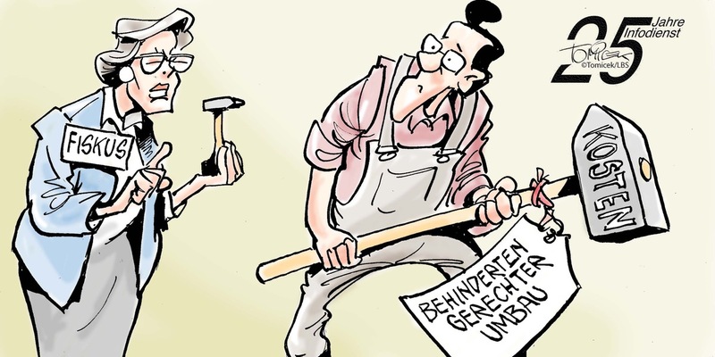 Behindertengerecht umgebaut / Mehraufwendungen für Miete waren zum Teil abziehbar - Foto: presseportal.de