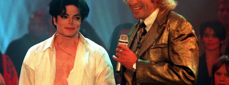 «I love you all» - viel mehr sagte der «King of Pop» nicht ins Mikrofon von Moderator Thomas Gottschalk. (Archivbild) - Foto: picture alliance / dpa