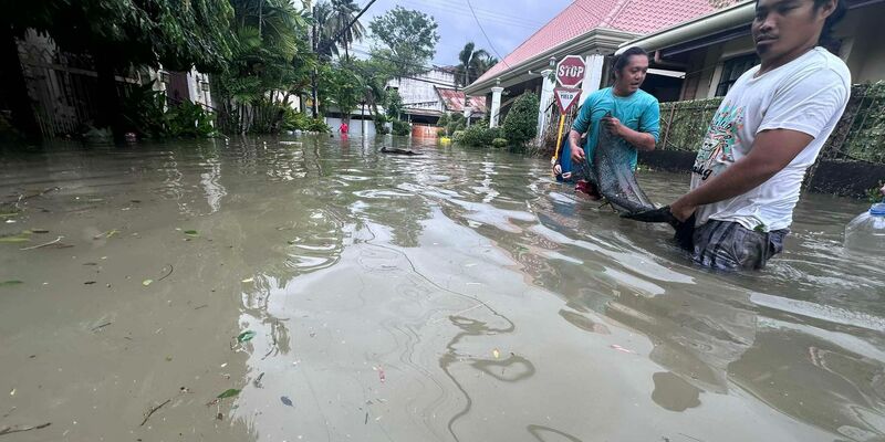 «Kalmaegi» ist aus den Philippinen mehrmals auf Land getroffen. - Foto: Jacqueline Hernandez/AP/dpa