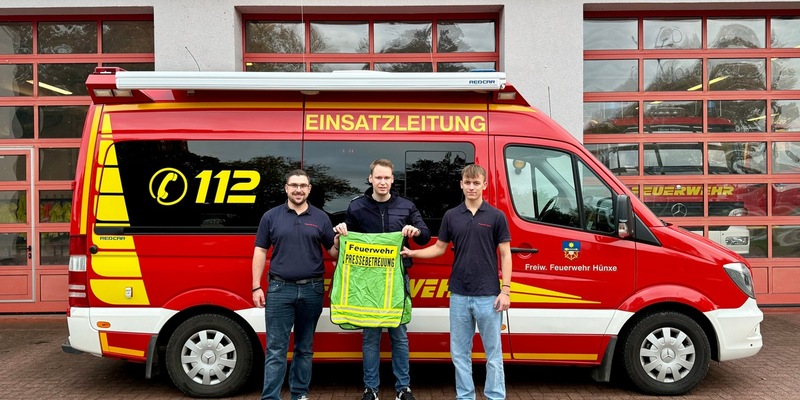 FW Hünxe: Neue Pressesprecher bei der Freiwilligen Feuerwehr Hünxe - Foto: presseportal.de