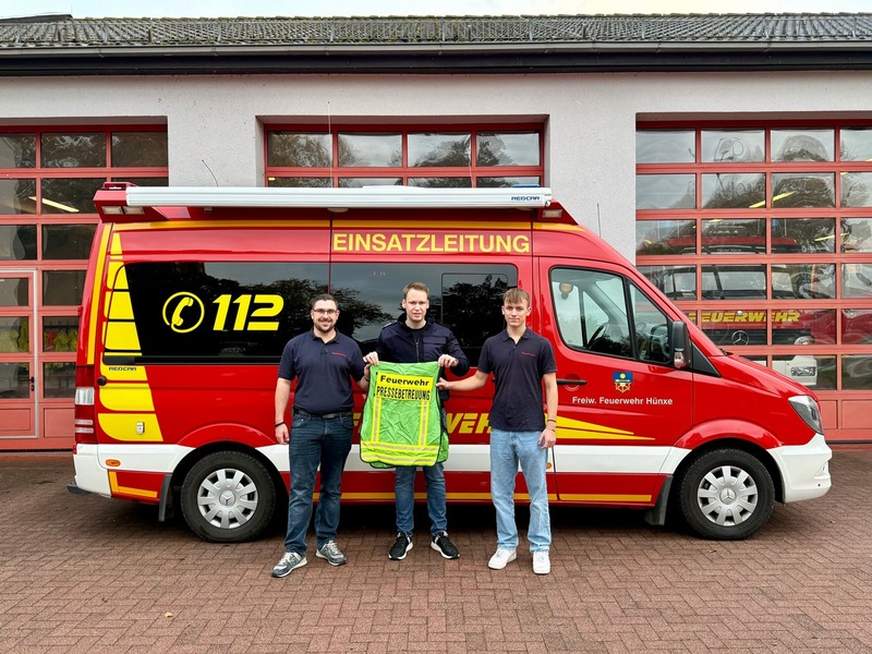 FW Hünxe: Neue Pressesprecher bei der Freiwilligen Feuerwehr Hünxe - Foto: presseportal.de