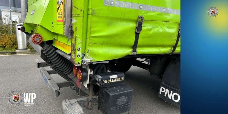 POL-PDKL: Sattelzug rammt Linienbus - Foto: presseportal.de