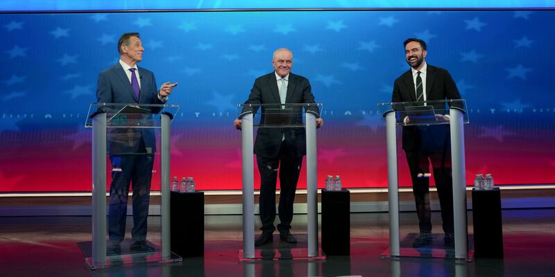 Cuomo, Sliwa, Mamdani: Die drei Kandidaten, die Bürgermeister von New York werden wollen. (Archivbild) - Foto: Angelina Katsanis/POOL AP/AP/dpa