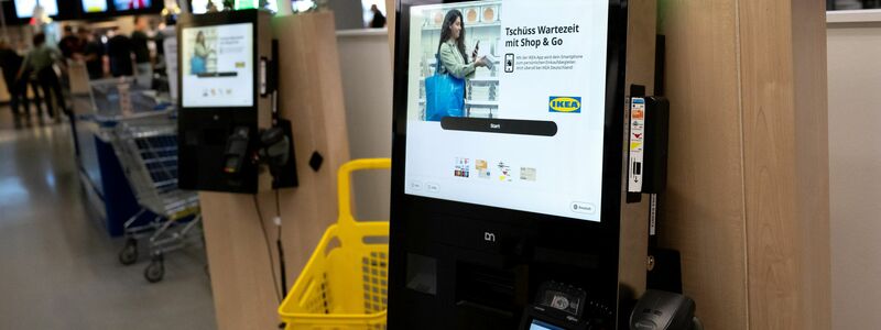 Ikea nutzt SB-Kassen bereits seit 2008. - Foto: Sven Hoppe/dpa
