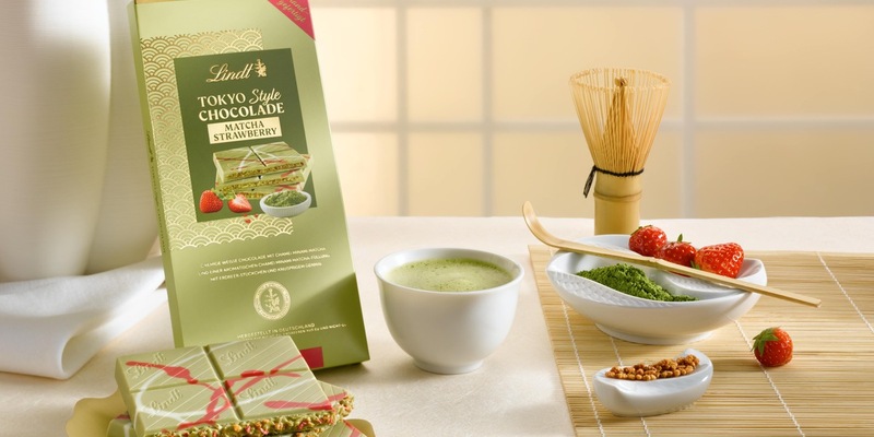Ein Jahr nach der Lindt Dubai Style Chocolade kommt die Lindt Tokyo Style Chocolade: Matcha-Trend exklusiv neu interpretiert - Foto: presseportal.de