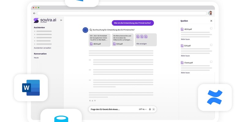 Volle Datenkontrolle: sovira.ai von CONET ermöglicht souveräne KI-Assistenten für Behörden und Unternehmen - Foto: presseportal.de