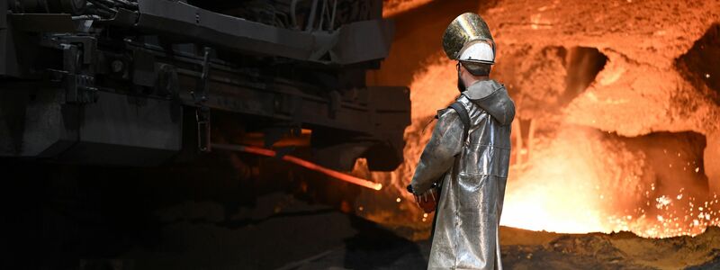 In der deutschen Stahlindustrie arbeiten rund 80.000 Menschen. (Archivbild) - Foto: Federico Gambarini/dpa