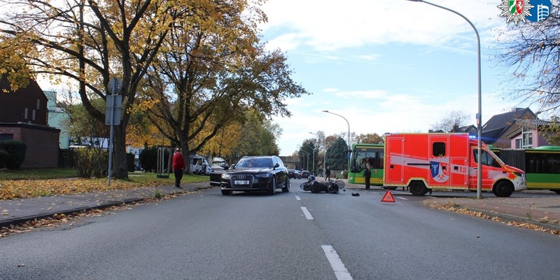 POL-OB: Roller-Pkw-Crash - Buchenweg zeitweise gesperrt - Foto: presseportal.de