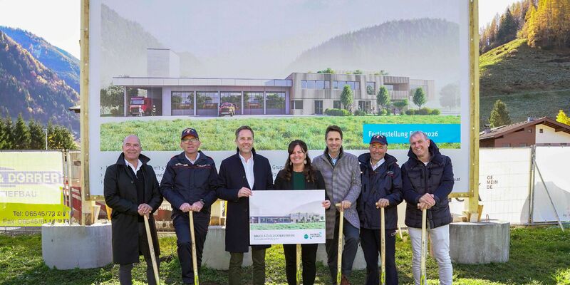SWB-Spatenstich in Bruck - Foto: Neumayr über pressetext.de