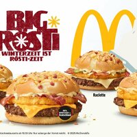 Winterzeit ist Rösti-Zeit: Der Big Rösti ist zurück bei McDonald's Deutschland! - Foto: presseportal.de