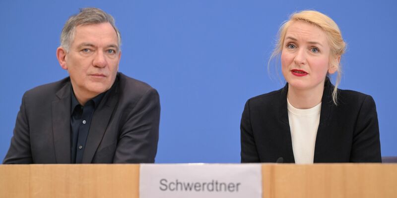 Die Linkenvorsitzenden Jan van Aken und Ines Schwerdtner gehen auf Distanz zu einem Beschluss des eigenen Jugendverbands zu Israel. (Archivbild) - Foto: Soeren Stache/dpa