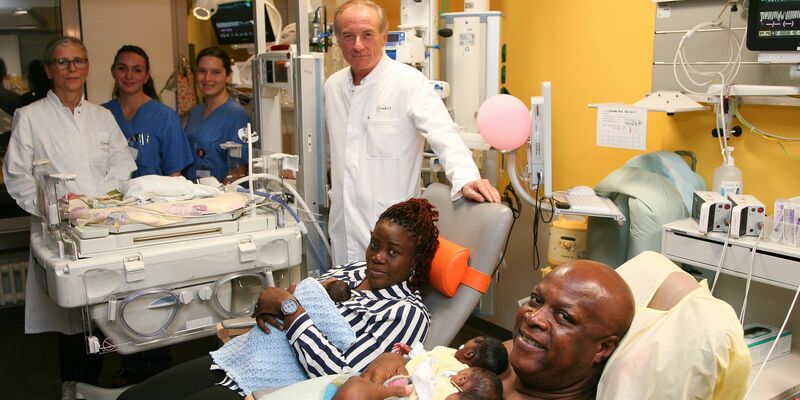 Ende September sind Fünflinge an der Berliner Charité auf Welt gekommen. - Foto: -/Charité/dpa