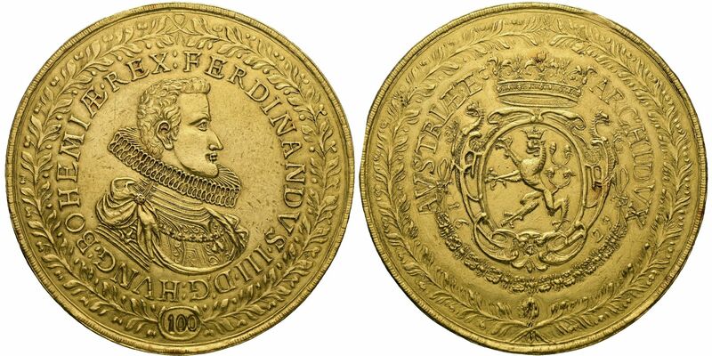 Es gibt nur vier bekannte Exemplare dieser Riesenmünze. (Archivbild) - Foto: -/Numismatica Ars Classica/dpa