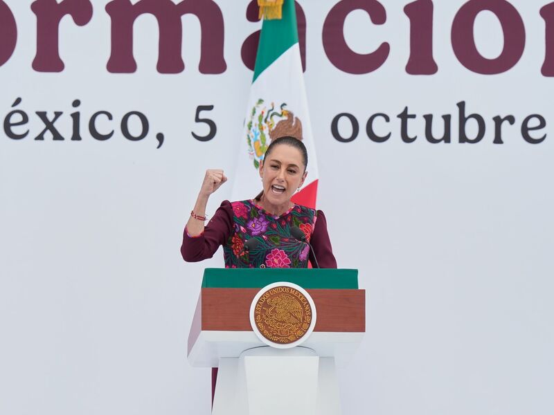 Mexikos erste Präsidentin will mehr gegen sexuelle Belästigung tun. (Archivbild) - Foto: Fernando Llano/AP/dpa