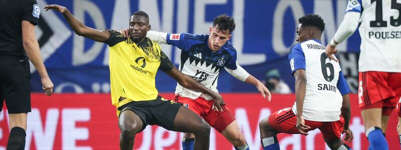 Lange musste der BVB arbeiten, bis der erlösende Treffer fiel.  - Foto: Christian Charisius/dpa