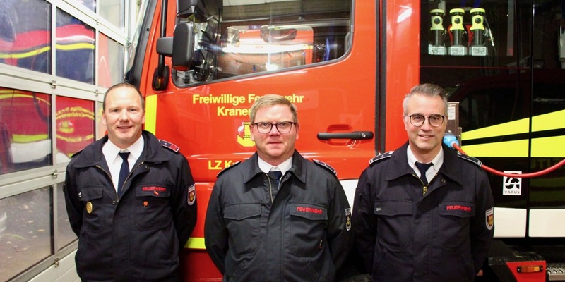 FW Kranenburg: Neue Löschzugführung in Kranenburg - Foto: presseportal.de