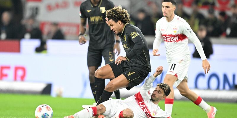 VfB-Torwart Nübel musste schon in der ersten Halbzeit zweimal hinter sich greifen. - Foto: Bernd Weißbrod/dpa