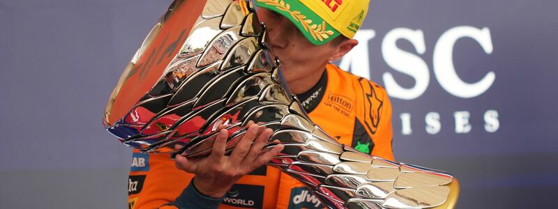 Es war bereits Lando Norris' siebter Saisonsieg.  - Foto: Andre Penner/AP/dpa