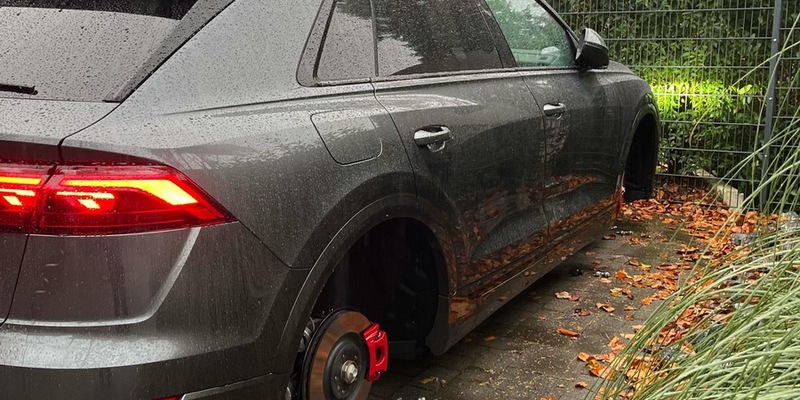 POL-RBK: Rösrath - Vier Räder eines Audi gestohlen - Foto: presseportal.de