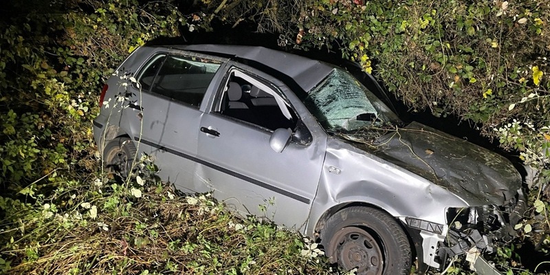 POL-PIROK: Alleinunfall mit verletzter Person infolge von Alkoholeinfluss - Foto: presseportal.de