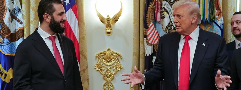 Trump will nach eigenen Worten, dass Syrien ein erfolgreiches Land wird.  - Foto: HOGP/AP/dpa