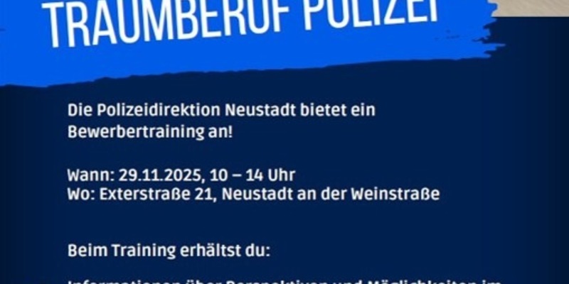 POL-PDNW: Traumberuf Polizei - Bewerbertraining für den Polizeiberuf - Foto: presseportal.de