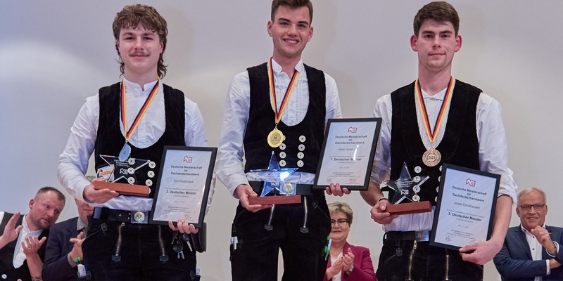 Die Bundessieger im Dachdeckerhandwerk stehen fest - Foto: presseportal.de