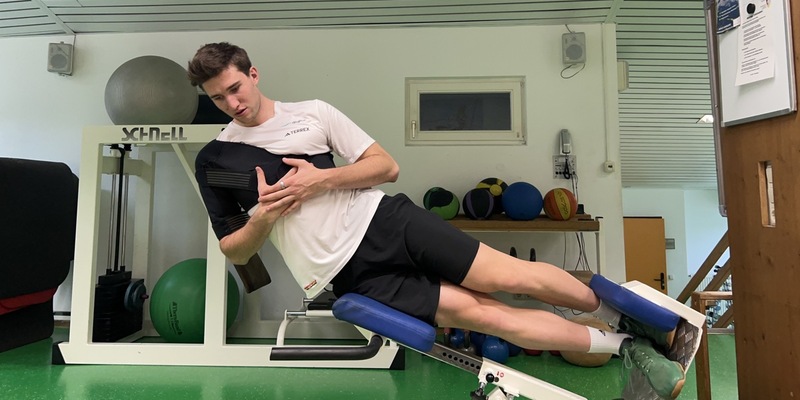 DSV-Profi und Abfahrtsspezialist Luis Vogt nach seinem schweren Sturz / Ich bin absolut motiviert und denke, es ist realistisch, dass ich im Dezember wieder Rennen fahre! - Foto: presseportal.de