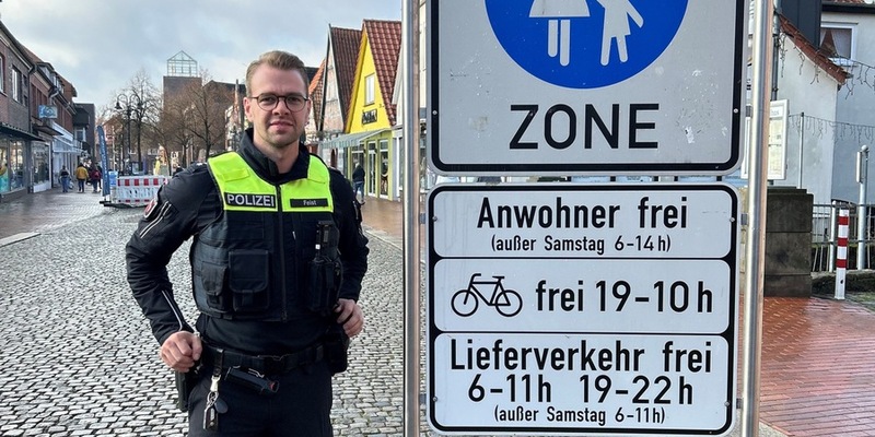 POL-ROW: ++ Polizei und Ordnungsamt ziehen Bilanz: Kontrollen in der Rotenburger Fußgängerzone zeigen Wirkung ++ - Foto: presseportal.de