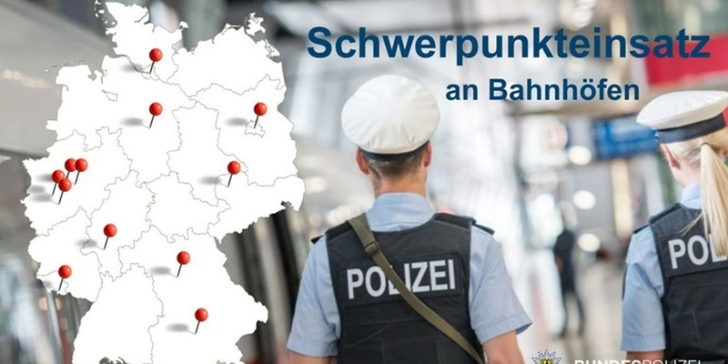 Bundespolizeidirektion München: Schwerpunkteinsatz der Bundespolizei am Münchner Hauptbahnhof am Wochenende - Foto: presseportal.de