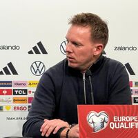 Julian Nagelsmann spricht bei der Pressekonferenz in Luxemburg. - Foto: Arne Richter/dpa