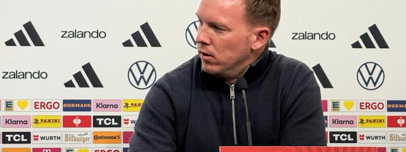Nagelsmann bei der Pressekonferenz in Luxemburg. - Foto: Arne Richter/dpa