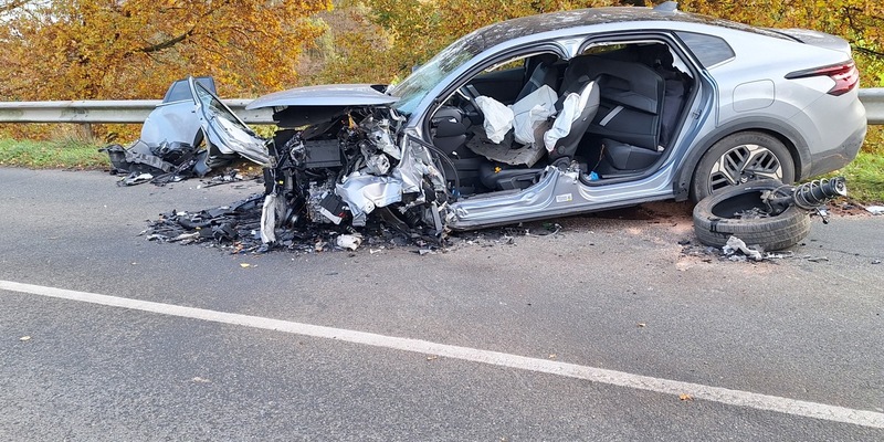 FW-ROW: Verkehrsunfall auf der Kreisstraße K205 zwischen Sottrum und Fährhof - Foto: presseportal.de