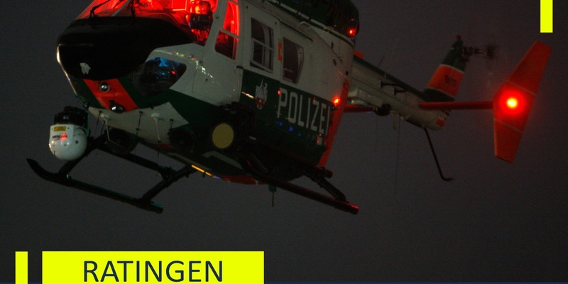 POL-ME: Hubschrauber im Einsatz nach Einbruchserie in Hösel: Polizei fasst einen Verdächtigen - 2511053 - Foto: presseportal.de