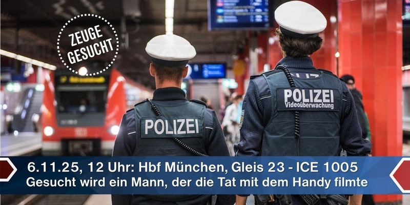 Bundespolizeidirektion München: Bundespolizei sucht Zeugen und Handy-Filmer - Foto: presseportal.de