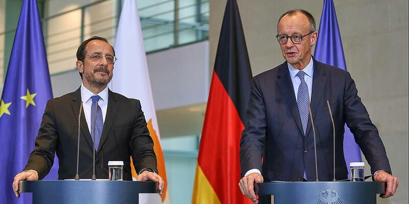Nikos Christodoulides und Friedrich Merz am 14.11.2025 - Foto: über dts Nachrichtenagentur